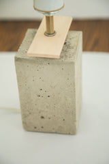 Handmade Concrete Table Lamp // ONH Item 2855 Image 3