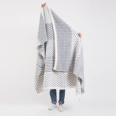 Handmade Modern Blanket Gray // ONH Item 2857 Image 1