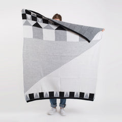 Modern Blanket Black and White // ONH Item 2860 Image 1