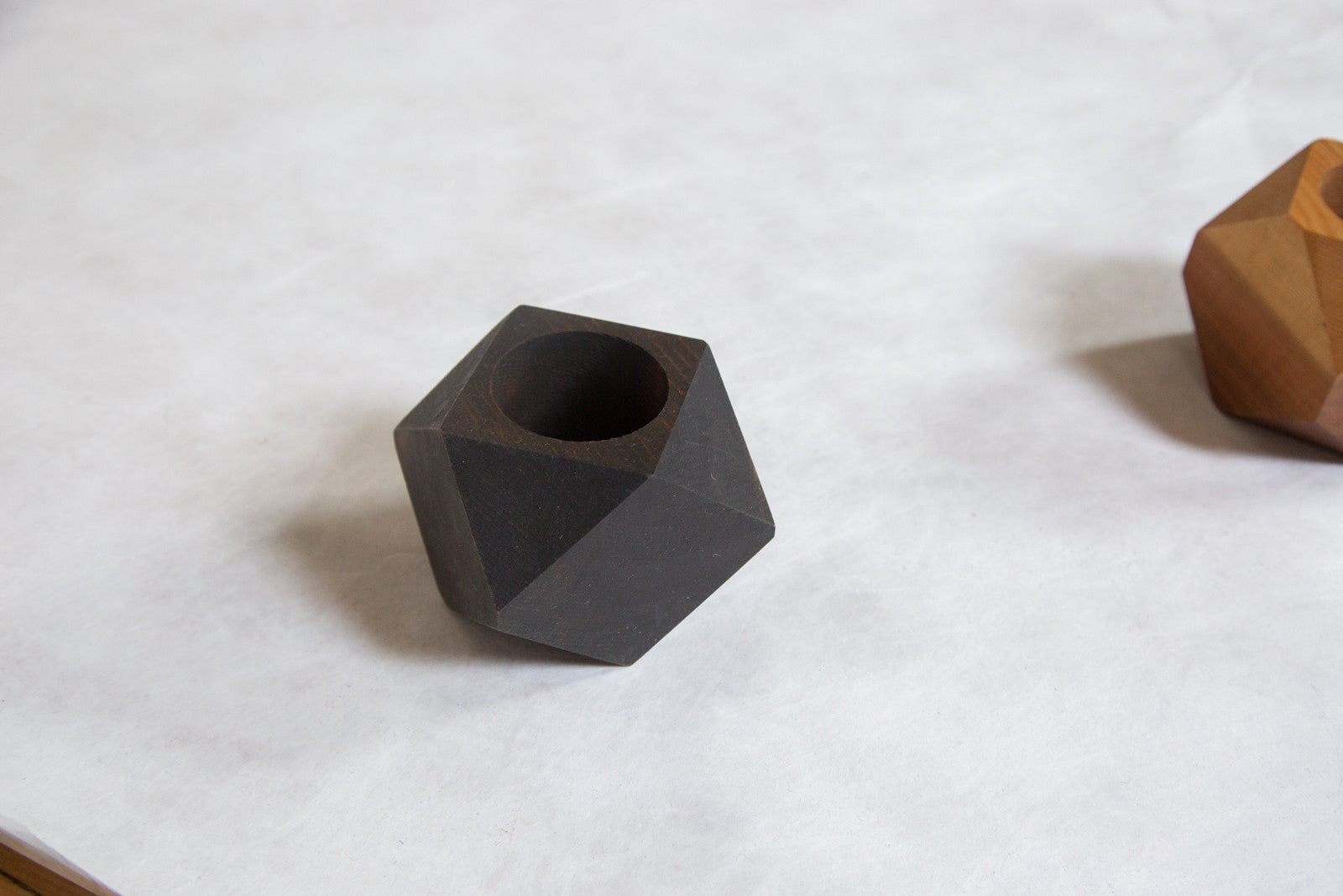 Air Plant Wooden Planter Charcoal // ONH Item 2869 Image 1