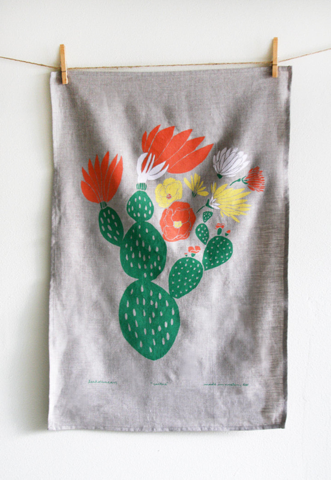 Cactus Tea Towel // ONH Item 2879