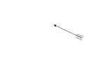 Modern Arrow Black, sleek galvanized iron wall art accessory.