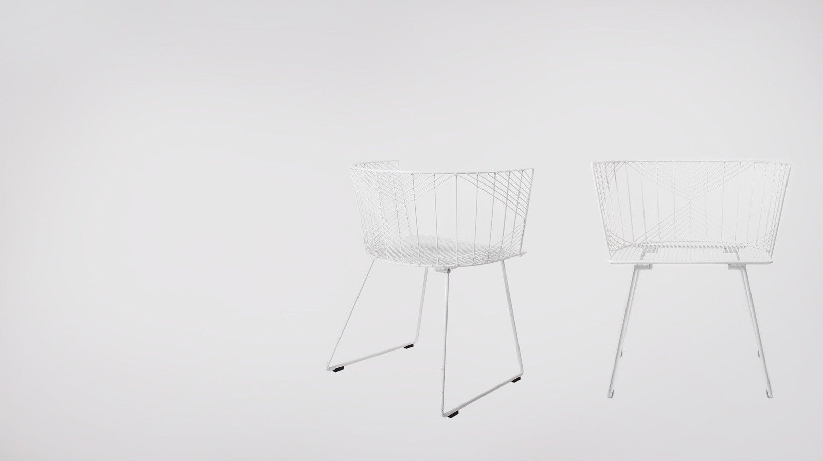 Modern Captain Chair White