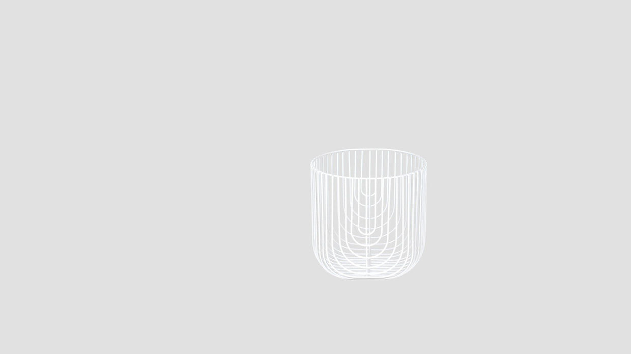 Wire Basket White 8