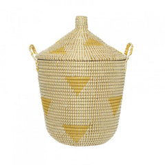 Yellow Teepee Basket // ONH Item 2914