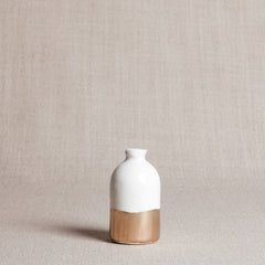 White and Gold Bud Vase // ONH Item 2926 Image 1