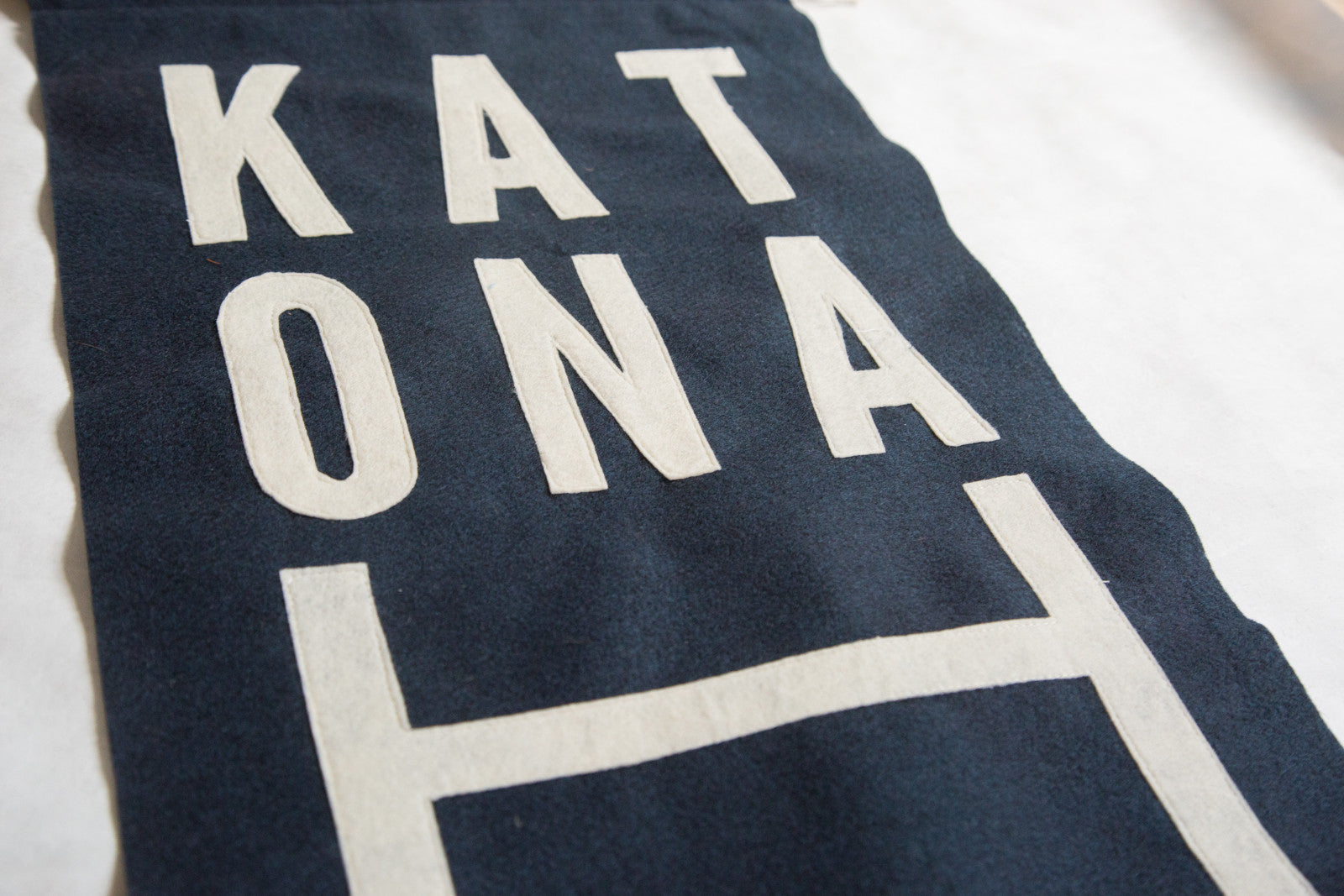 XL Katonah Felt Flag Banner // ONH Item 2931 Image 1