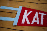 Katonah NY Felt Pennant Red and White // ONH Item 2934 Image 2