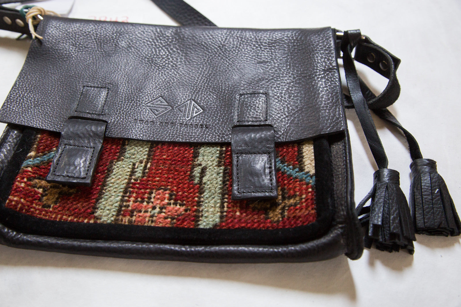 Rug Fragment Messenger Bag // ONH Item 2943 Image 1