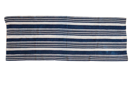 Striped Indigo Throw // ONH Item 2969