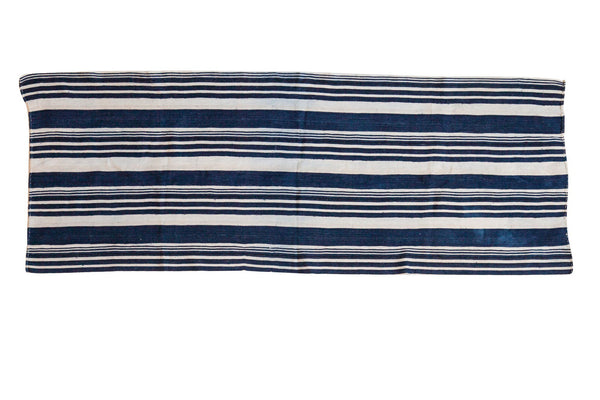 Striped Indigo Throw // ONH Item 2969