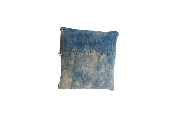 African Indigo Throw Pillow // ONH Item 2972A