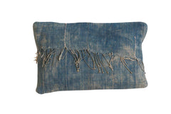 African Indigo Handmade Pillow // ONH Item 2972C