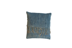 African Indigo Handmade Pillow // ONH Item 2973B