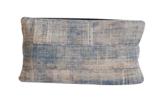 African Indigo Handmade Pillow // ONH Item 2974C