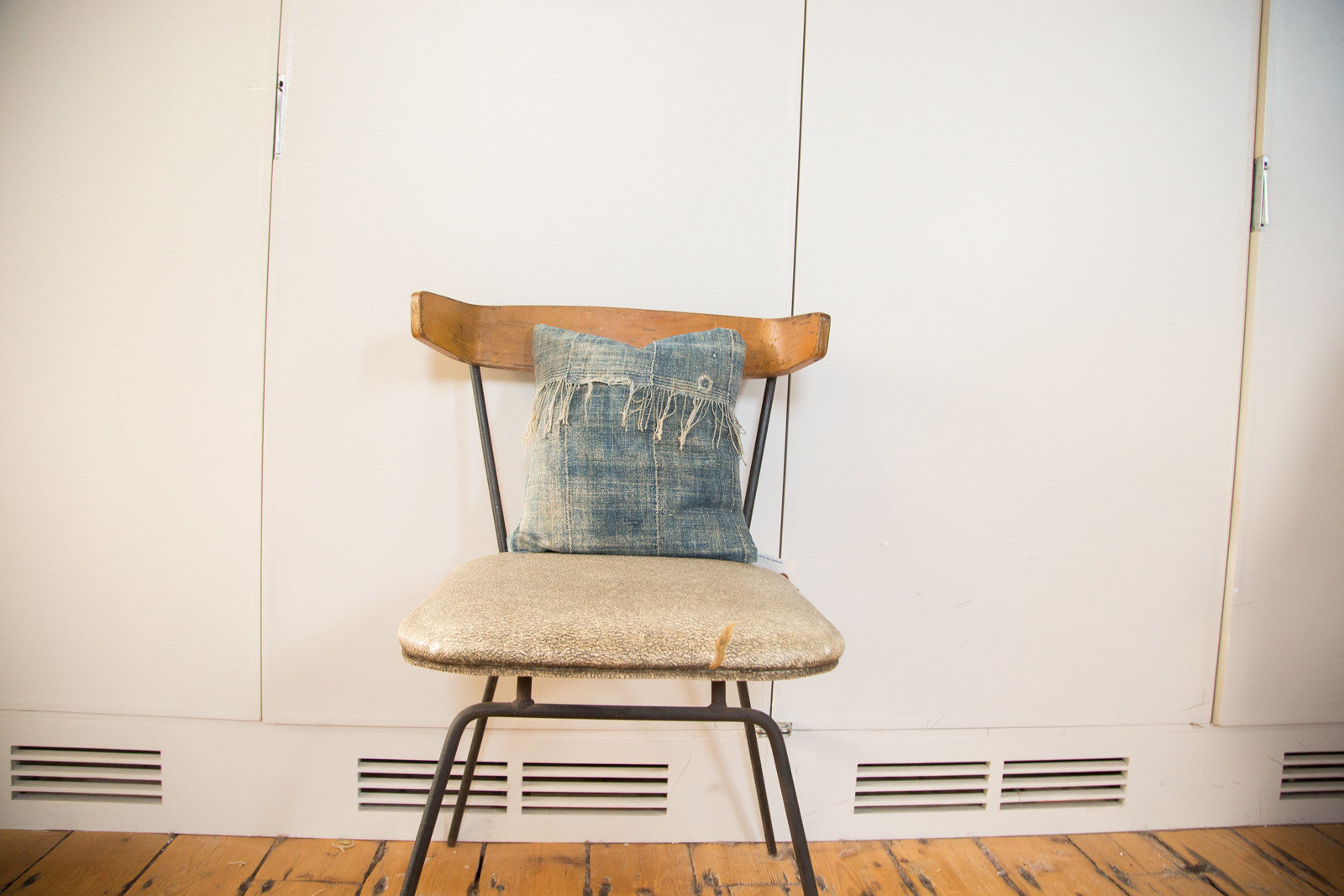 African Indigo Handmade Pillow // ONH Item 2974D Image 1