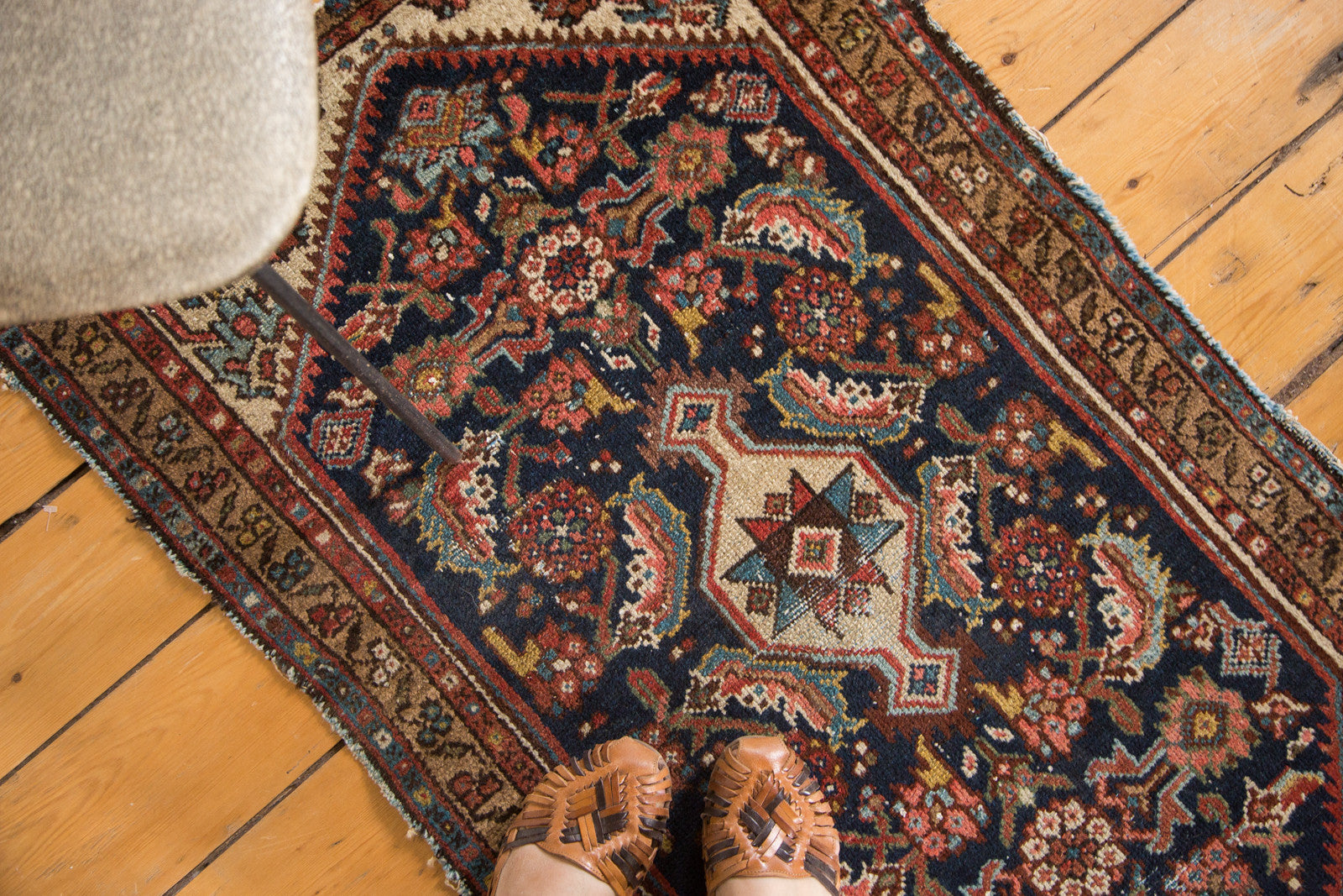 2x4 Vintage Distressed Malayer Rug Runner // ONH Item 2981 Image 1