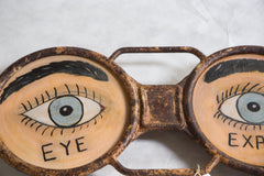 Vintage Eyeglass Sign // ONH Item 2984 Image 1