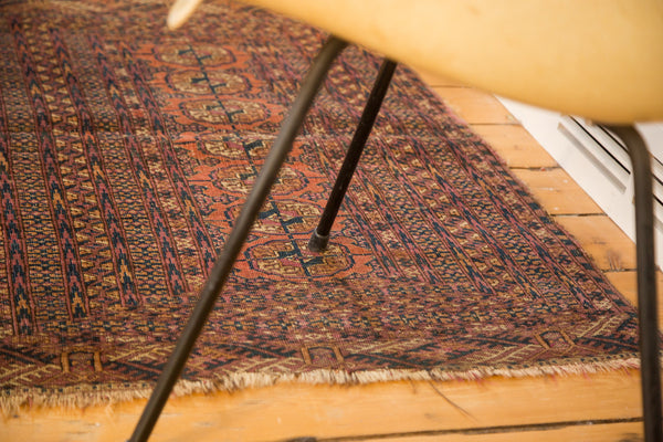 2.5x4 Vintage Distressed Turkmen Rug // ONH Item 2985 Image 6