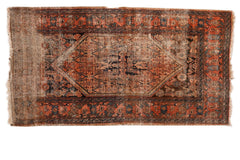 3.5x6 Antique Distressed Malayer Rug // ONH Item 2989