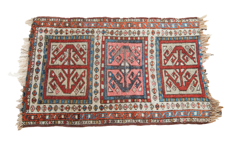 2x3 Antique Caucasian Rug // ONH Item 1635