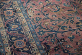 Plum field with navy 