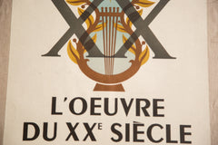 Mid Century French Louvre Poster // ONH Item 3003 Image 1