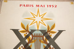 Mid Century French Louvre Poster // ONH Item 3003 Image 3