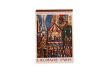 Mid Century Marcel Gromaire French lithograph poster with vibrant abstract Paris cityscape.