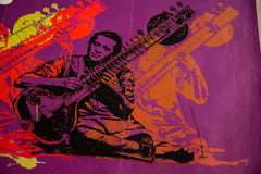 Vintage Ravi Shankar Music Poster // ONH Item 3014 Image 2