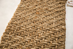 1x2.5 Hand Braided Entrance Mat // ONH Item 3030 Image 1