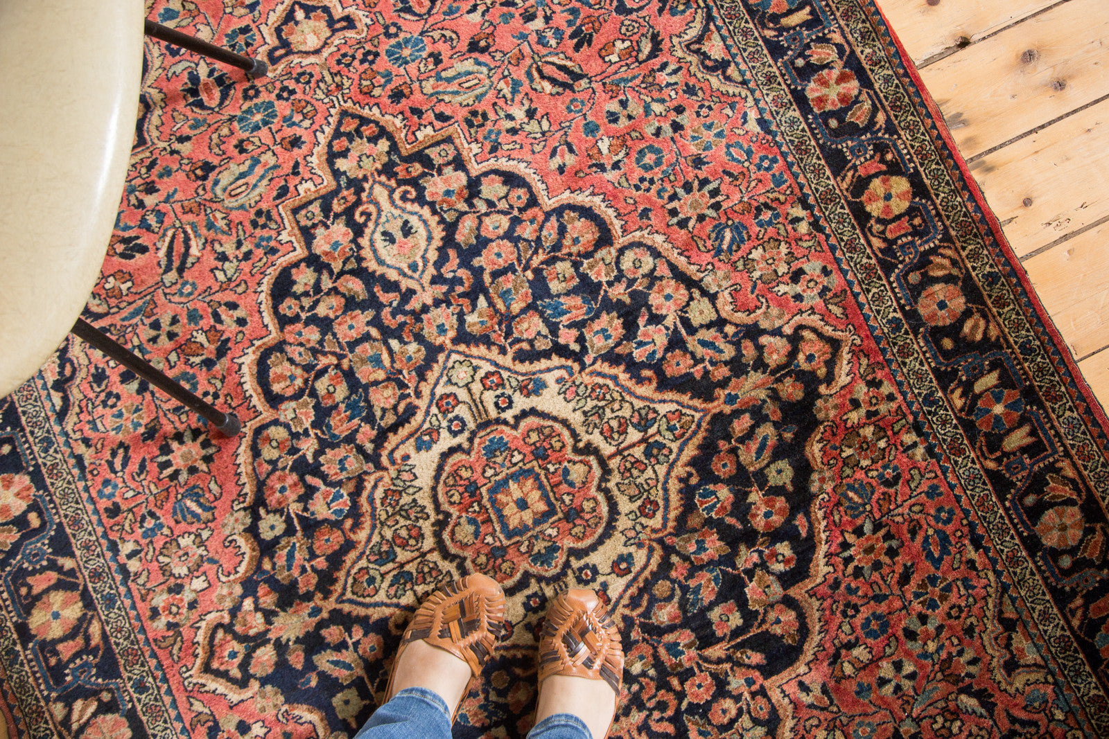 4x6 5 Vintage American Sarouk Rug