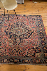 4x6.5 Vintage American Sarouk Rug // ONH Item 3062 Image 6