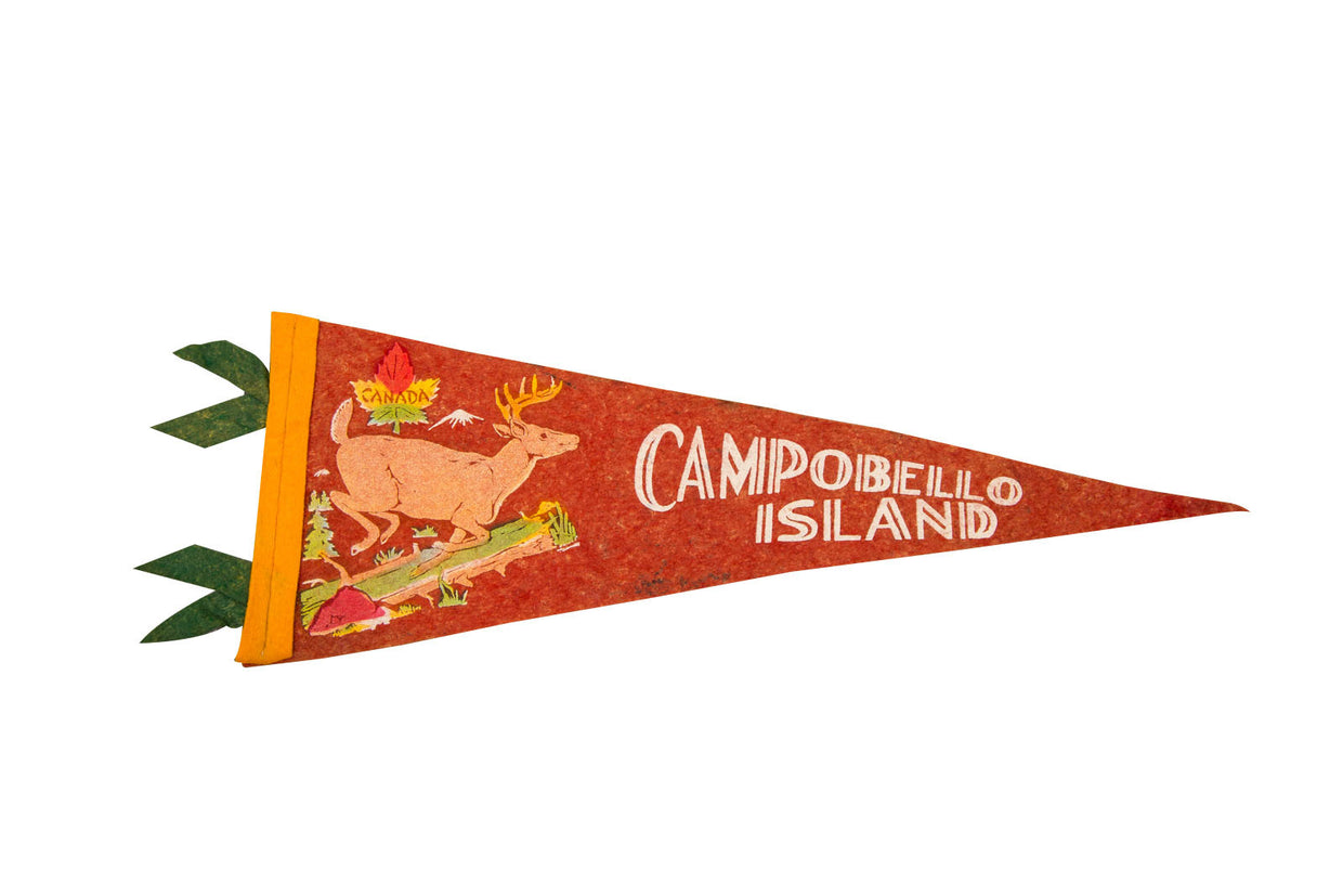 Campobello Island Felt Flag // ONH Item 3070