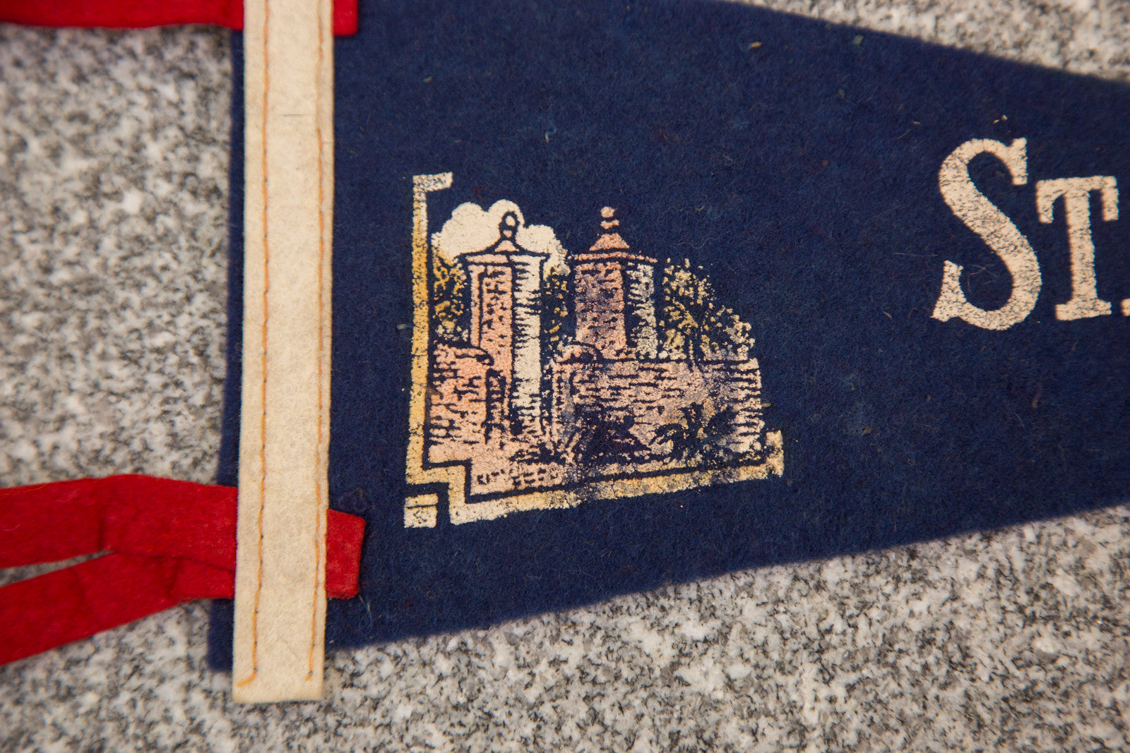 St. Augustine Florida Felt Flag // ONH Item 3079 Image 1