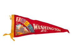 1966 Washington DC Felt Flag // ONH Item 3083