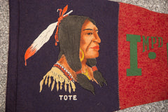 Headdress Tote Felt Flag // ONH Item 3090 Image 1