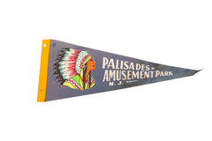 Palisades Amusement Park NJ Felt Flag // ONH Item 3098