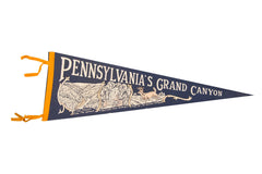 Pennsylvania's Grand Canyon Felt Flag // ONH Item 3099