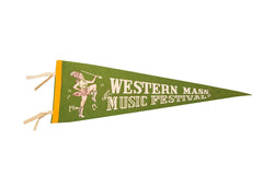 Western Mass Music Festival Felt Flag // ONH Item 3101