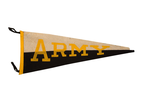 Army Duo Color Felt Flag // ONH Item 3105