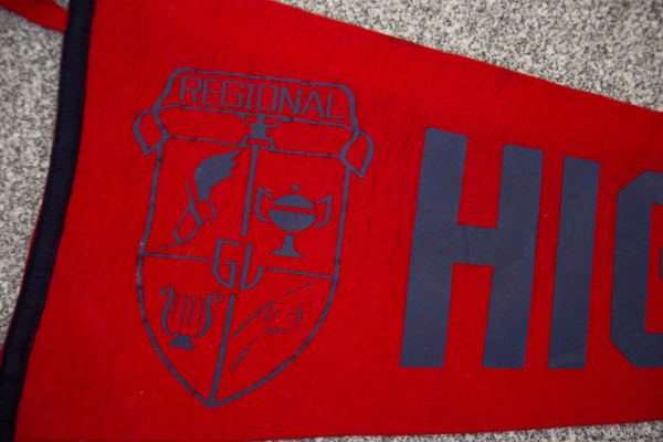 Regional Highlanders Felt Flag // ONH Item 3109 Image 1