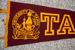 University of Tampa Felt Flag // ONH Item 3119 Image 1