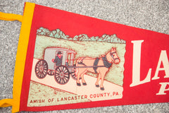 Lancaster PA Felt Flag // ONH Item 3122 Image 1