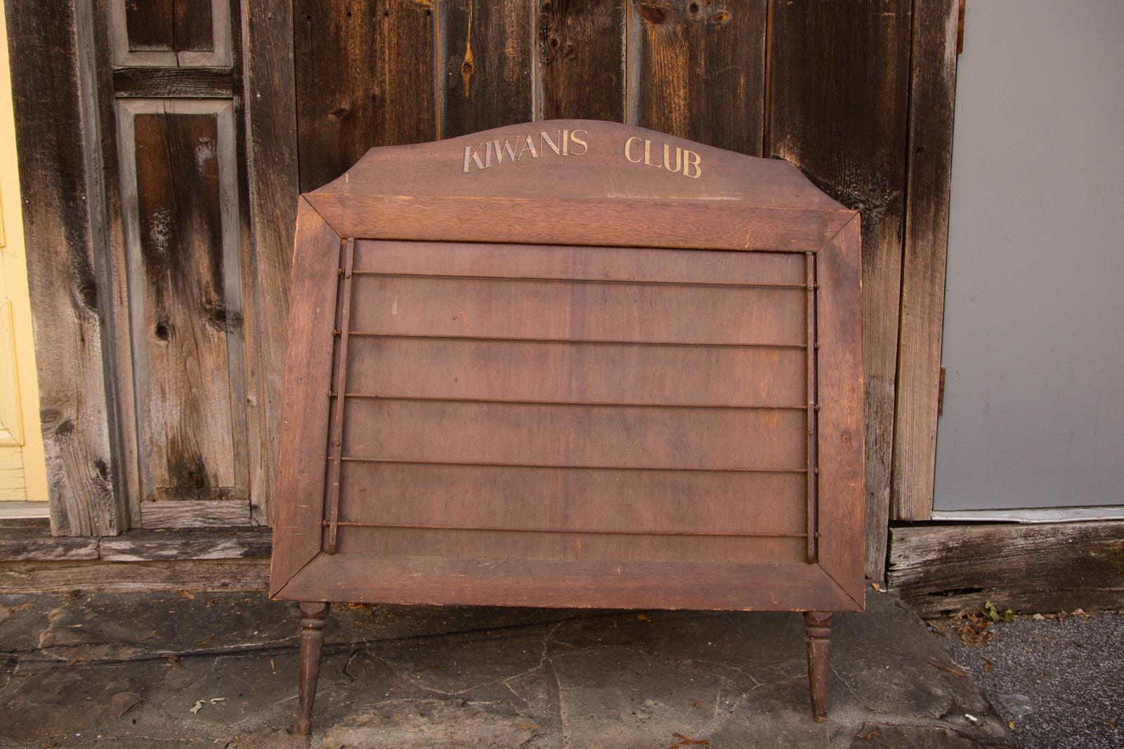 Vintage Kiwanis Wooden Display // ONH Item 3125 Image 1