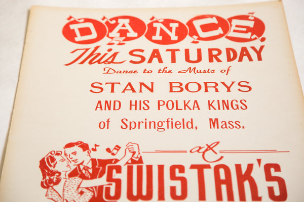 Mid Century Polka Poster // ONH Item 3126