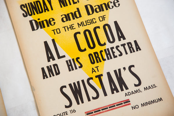 Vintage Massachusetts Event Poster // ONH Item 3128