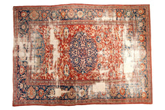 10x13.5 Antique Distressed Ziegler Sultanabad Carpet // ONH Item 3133