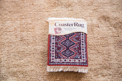 Freud Persian Qashqai Carpet Coaster Set // ONH Item 3138