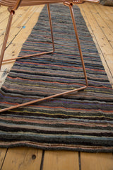  Vintage Scandanavian Rag Rug Runner / Item 3147 image 3